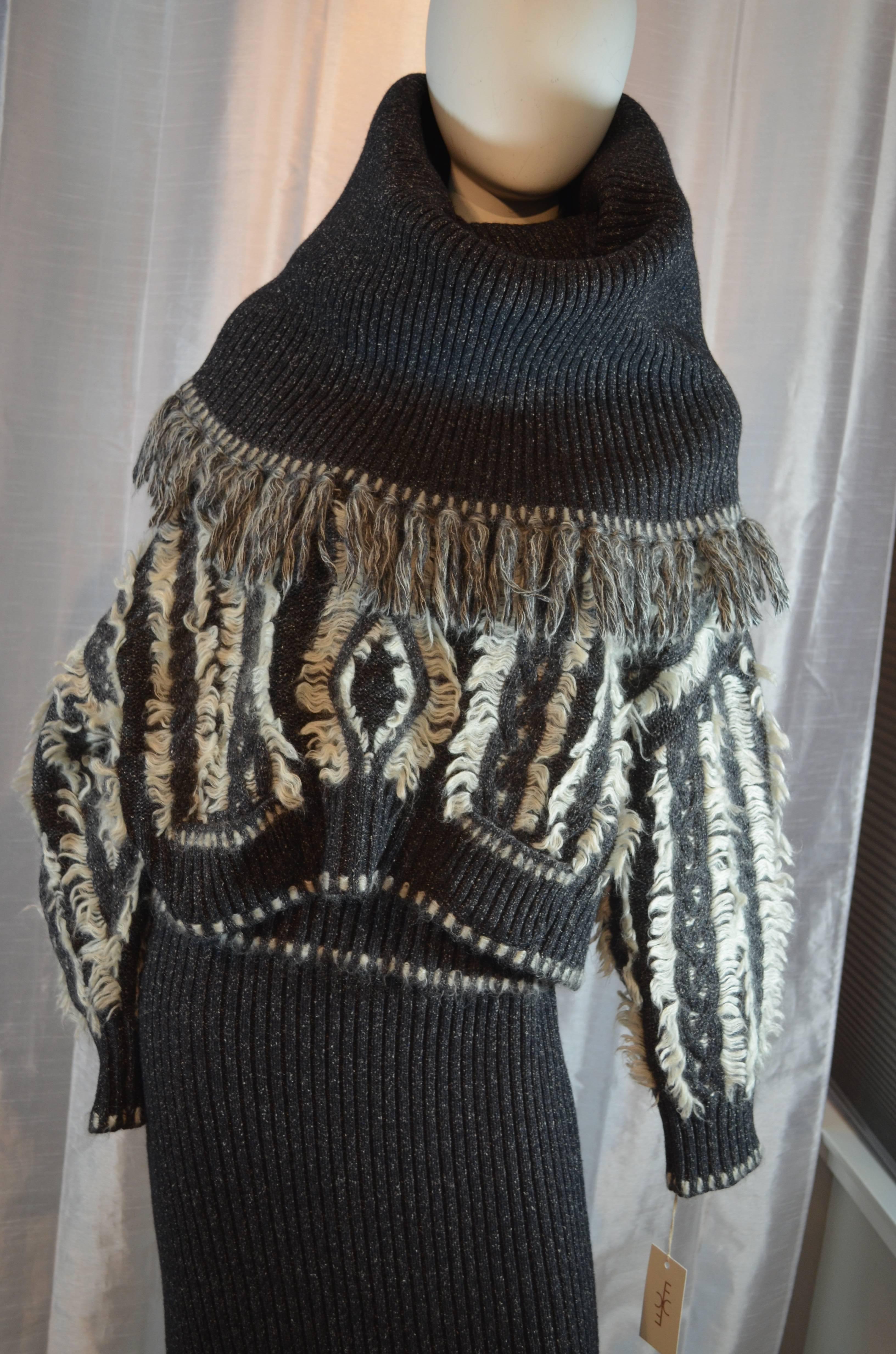Christian Dior Boutique Chunky Knit Sweater In Excellent Condition In Carmel, CA