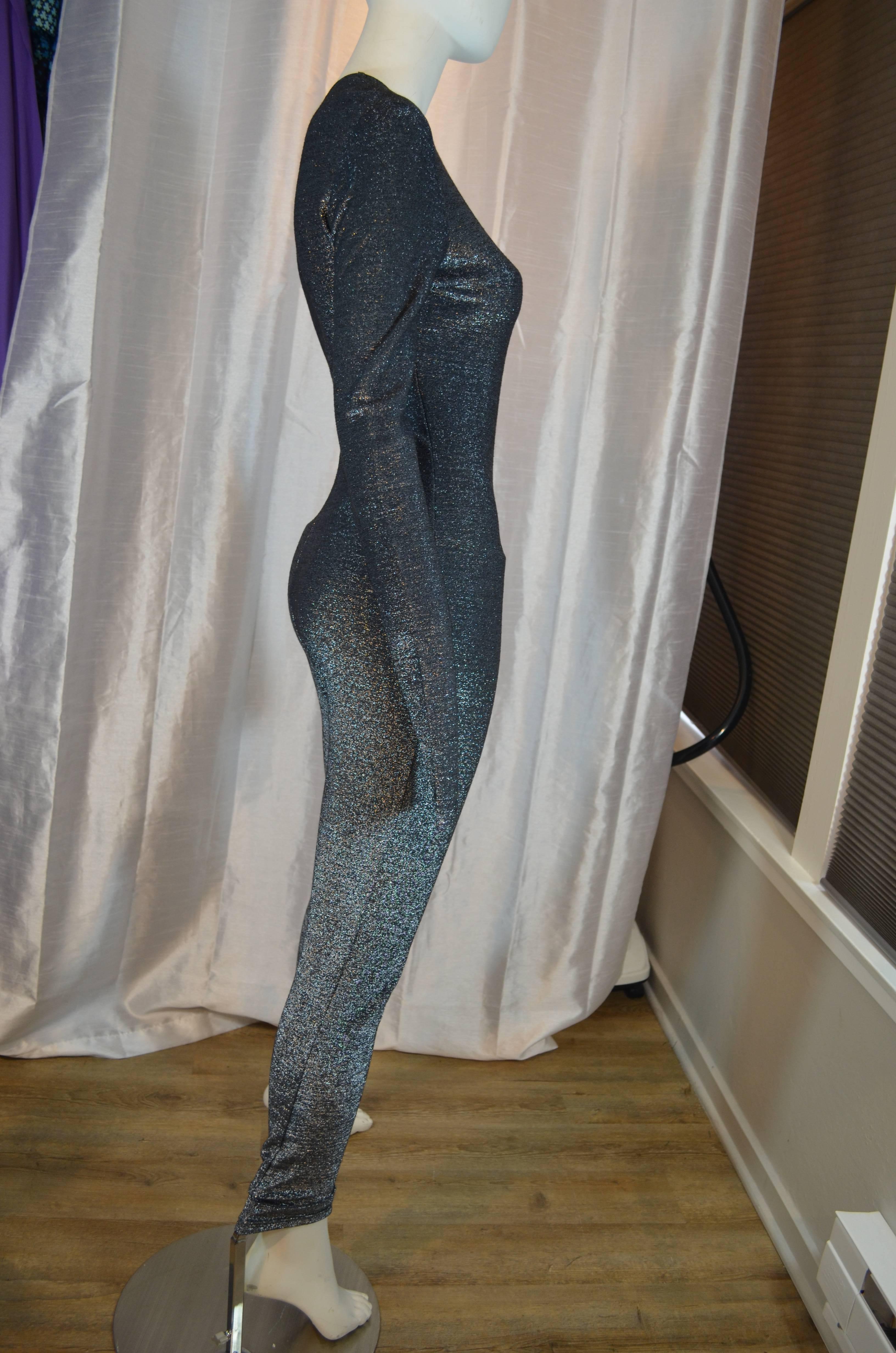 silver catsuit