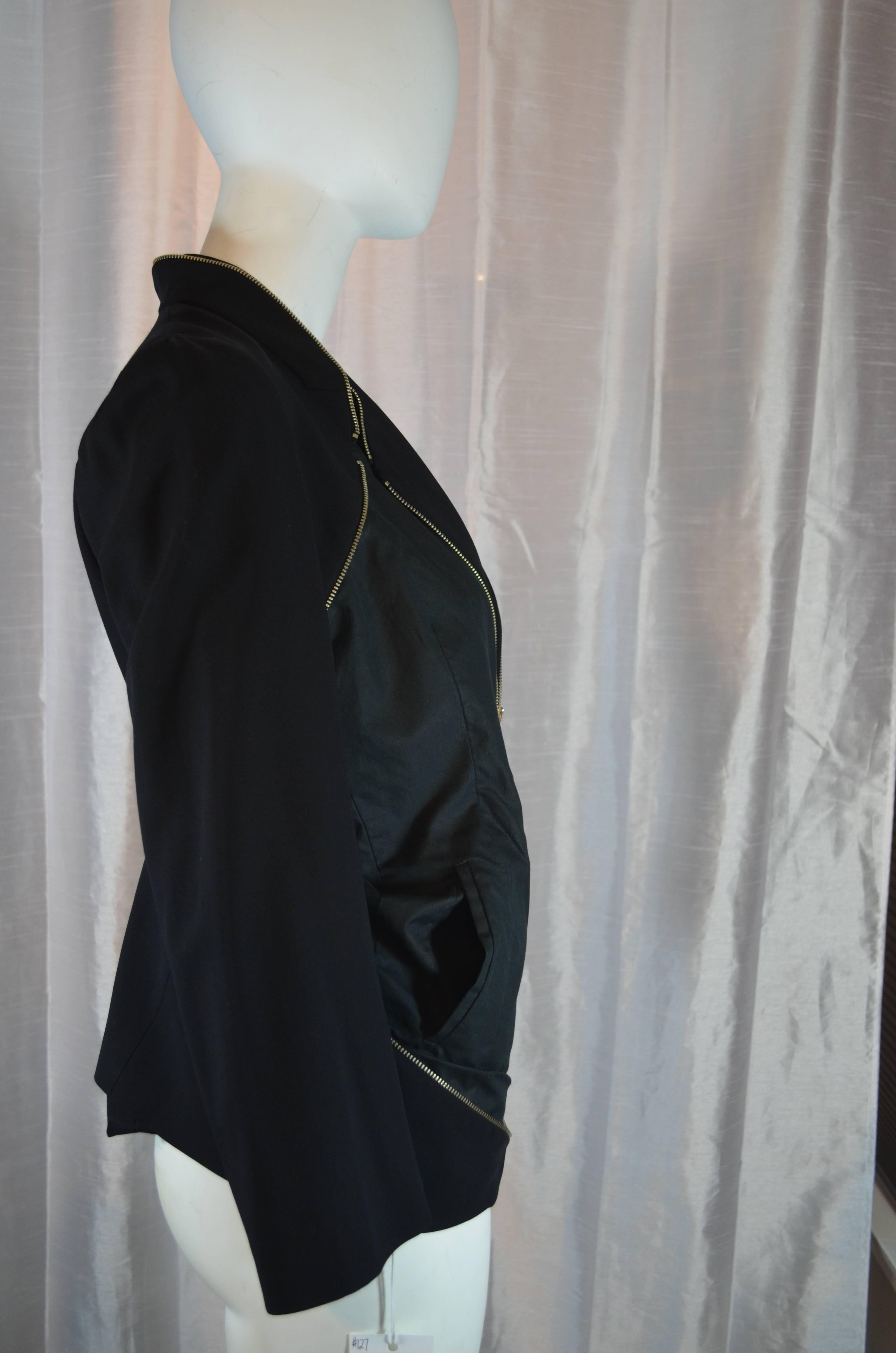 Hussein Chalayan Zip 2-way Jacket 1