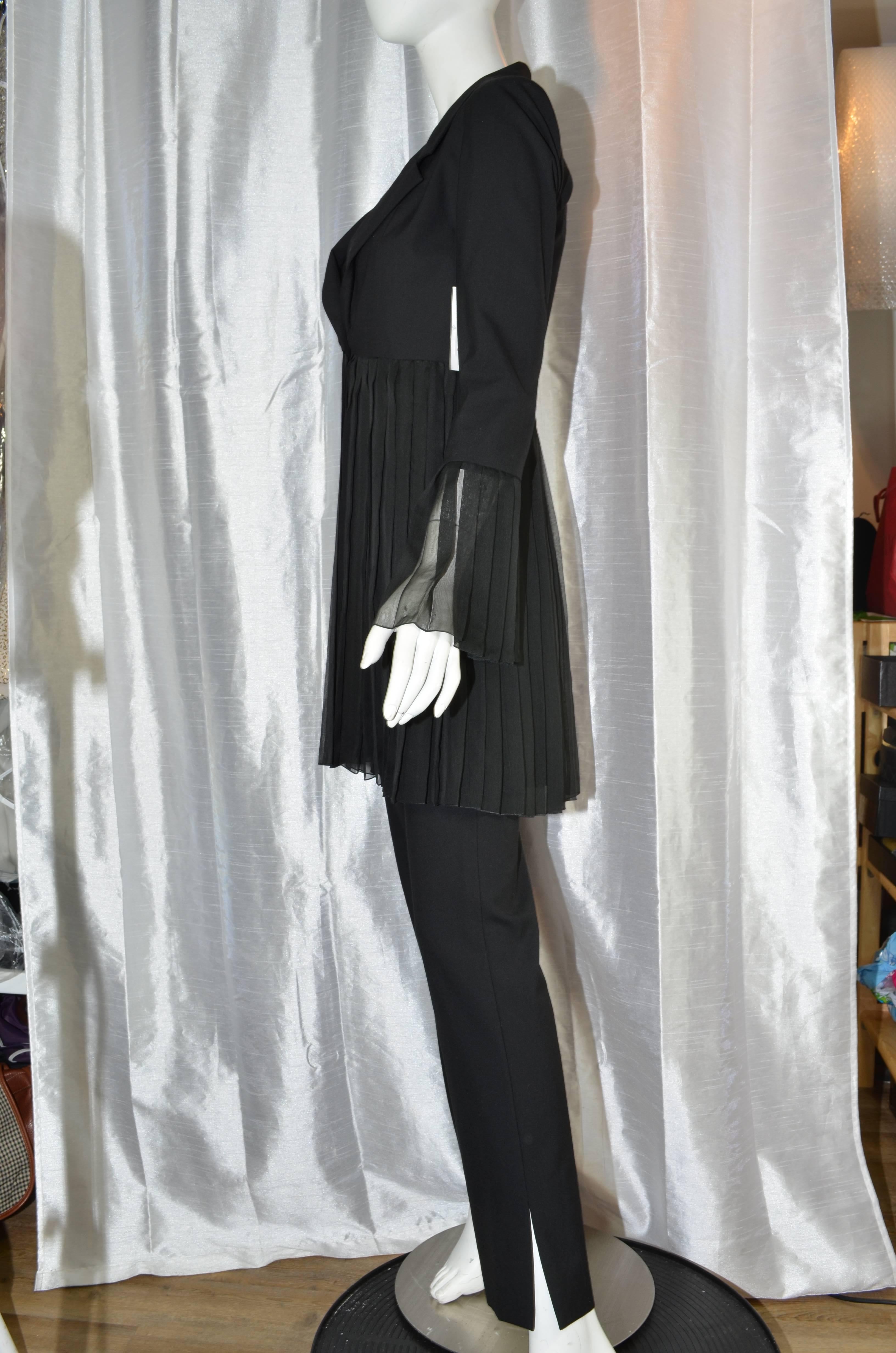 Chanel Black Pant Suit, Spring 2001 3