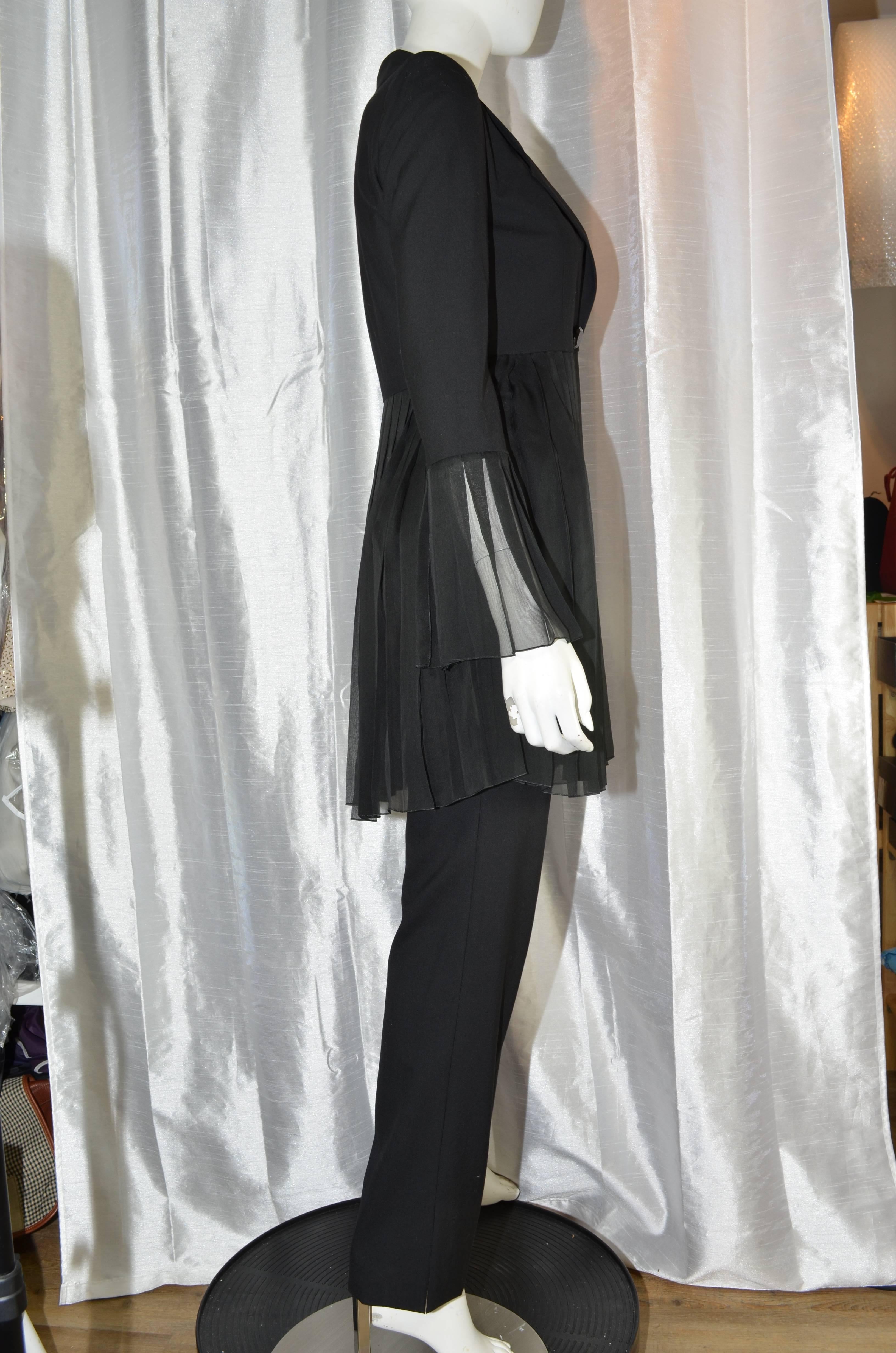 Chanel Black Pant Suit, Spring 2001 5