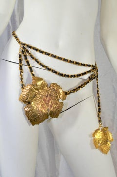 Chanel Fig Leaf Belt Col. 28
