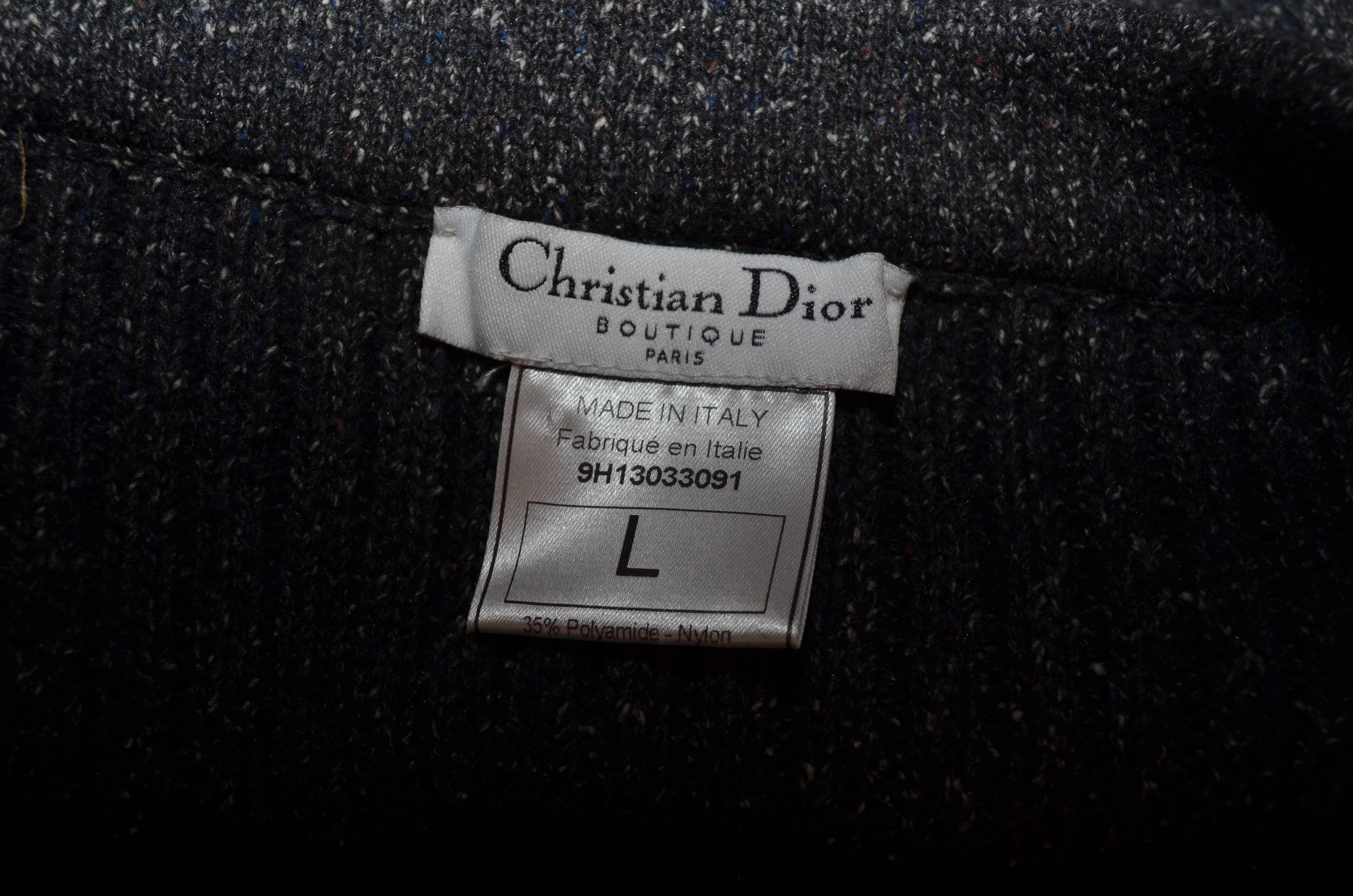 Women's Christian Dior Turtleneck Sweater & Skirt Set