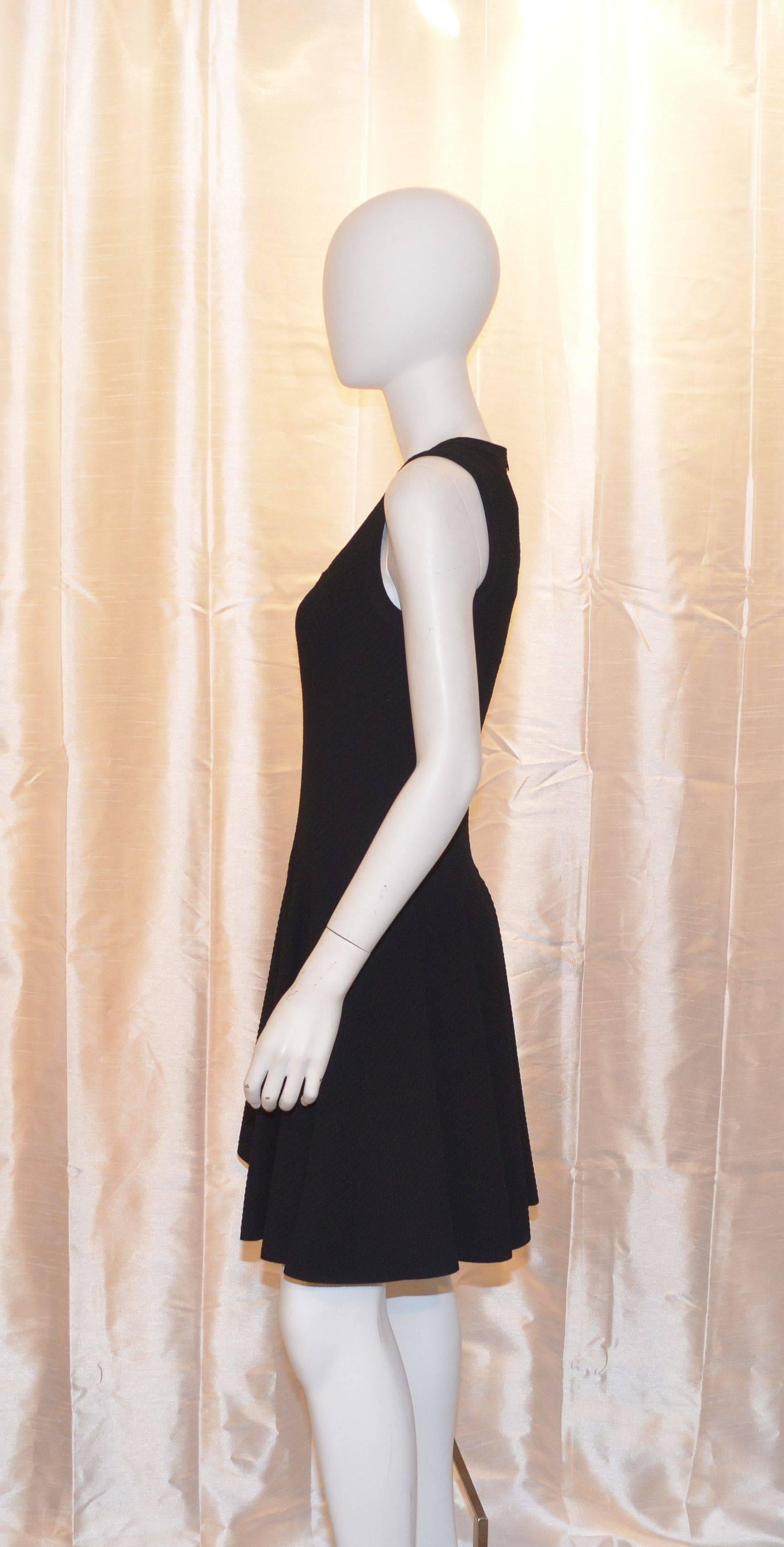 alaia black dress