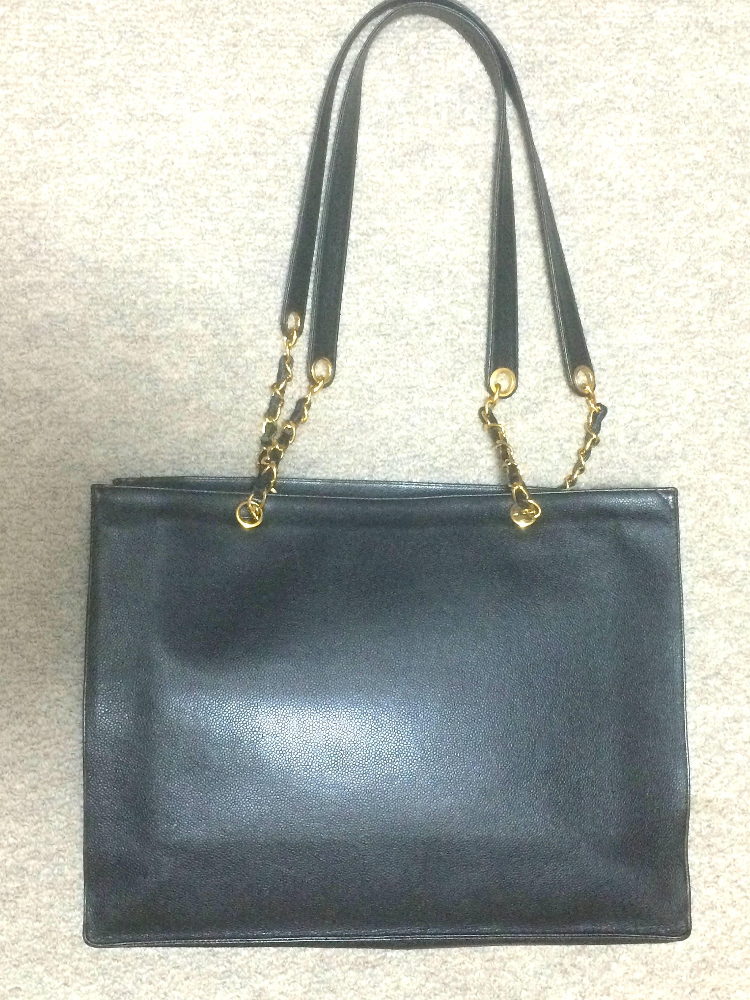 chanel vintage tote bag