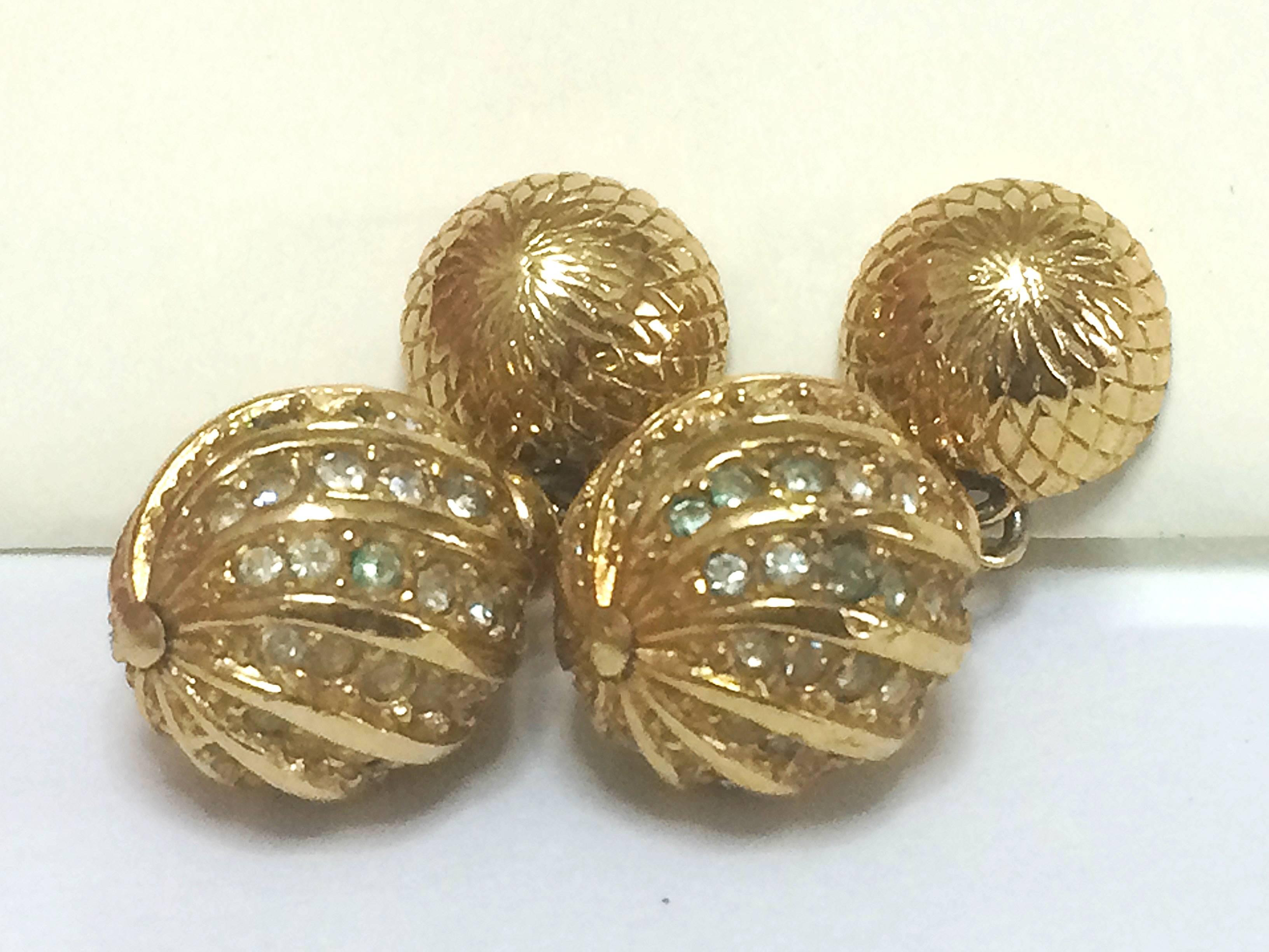 dior earrings balls