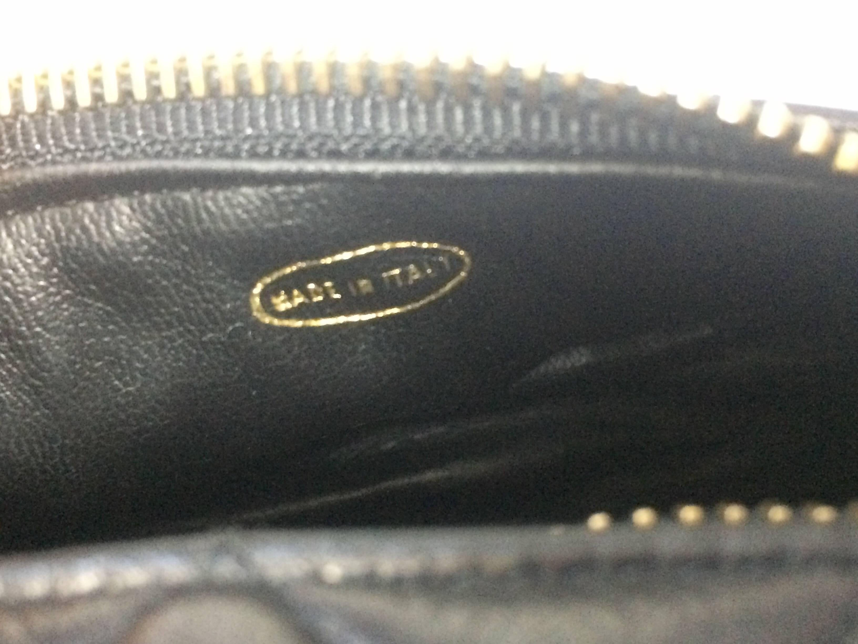 Vintage CHANEL black waist bag, fanny pack with triple golden chain leather belt For Sale 3