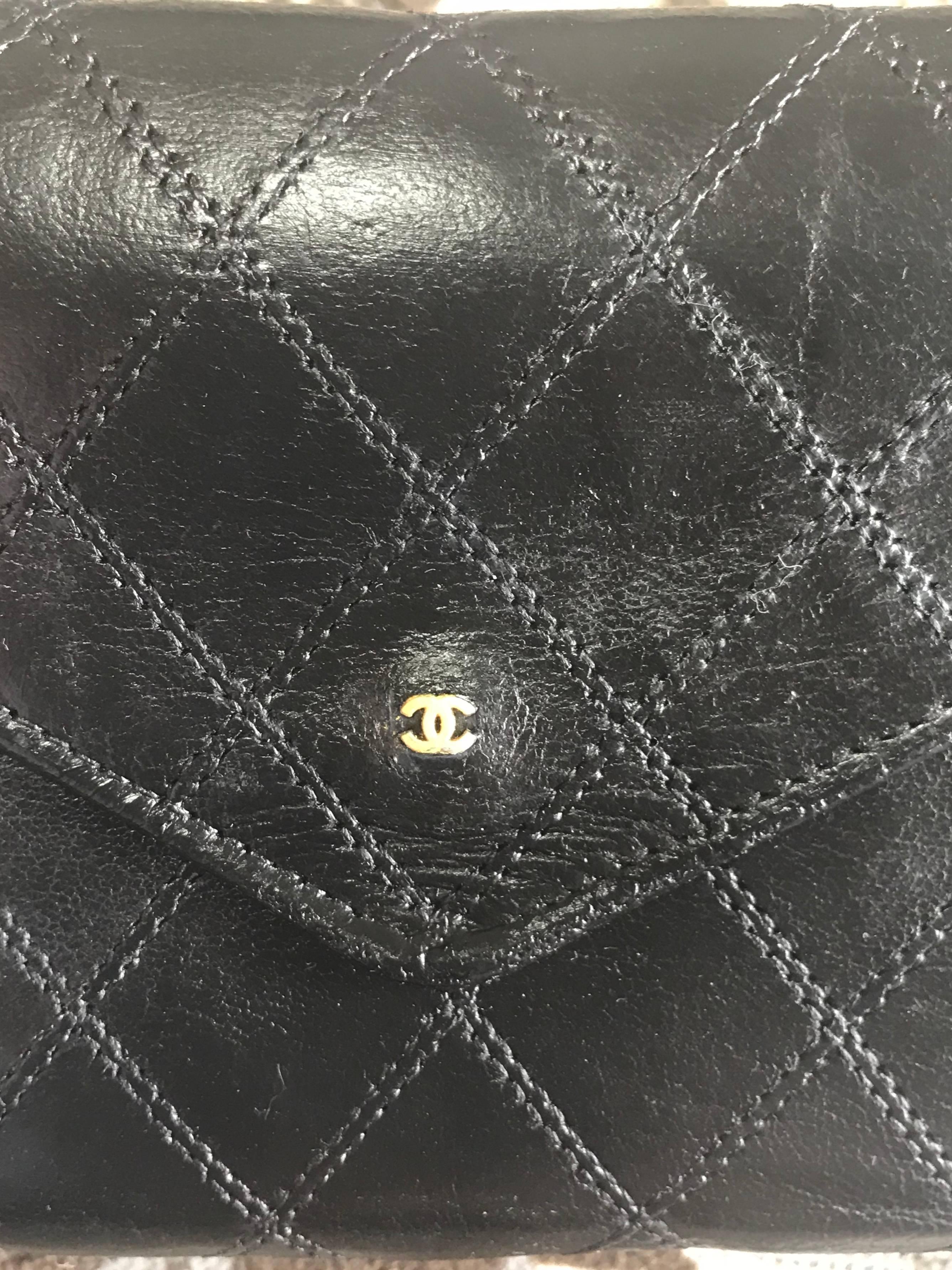 Black Chanel wallet For Sale