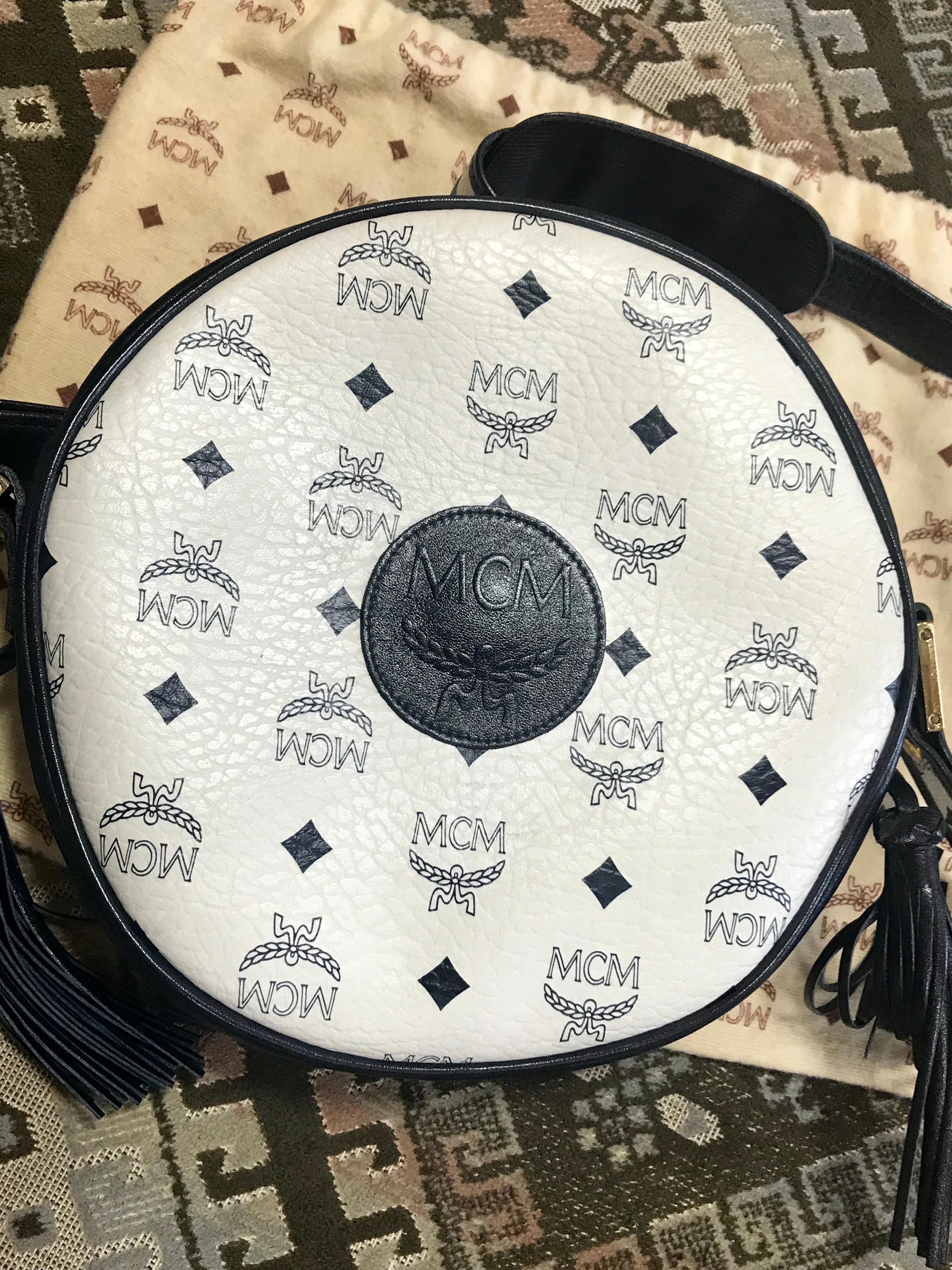 mcm circle bag