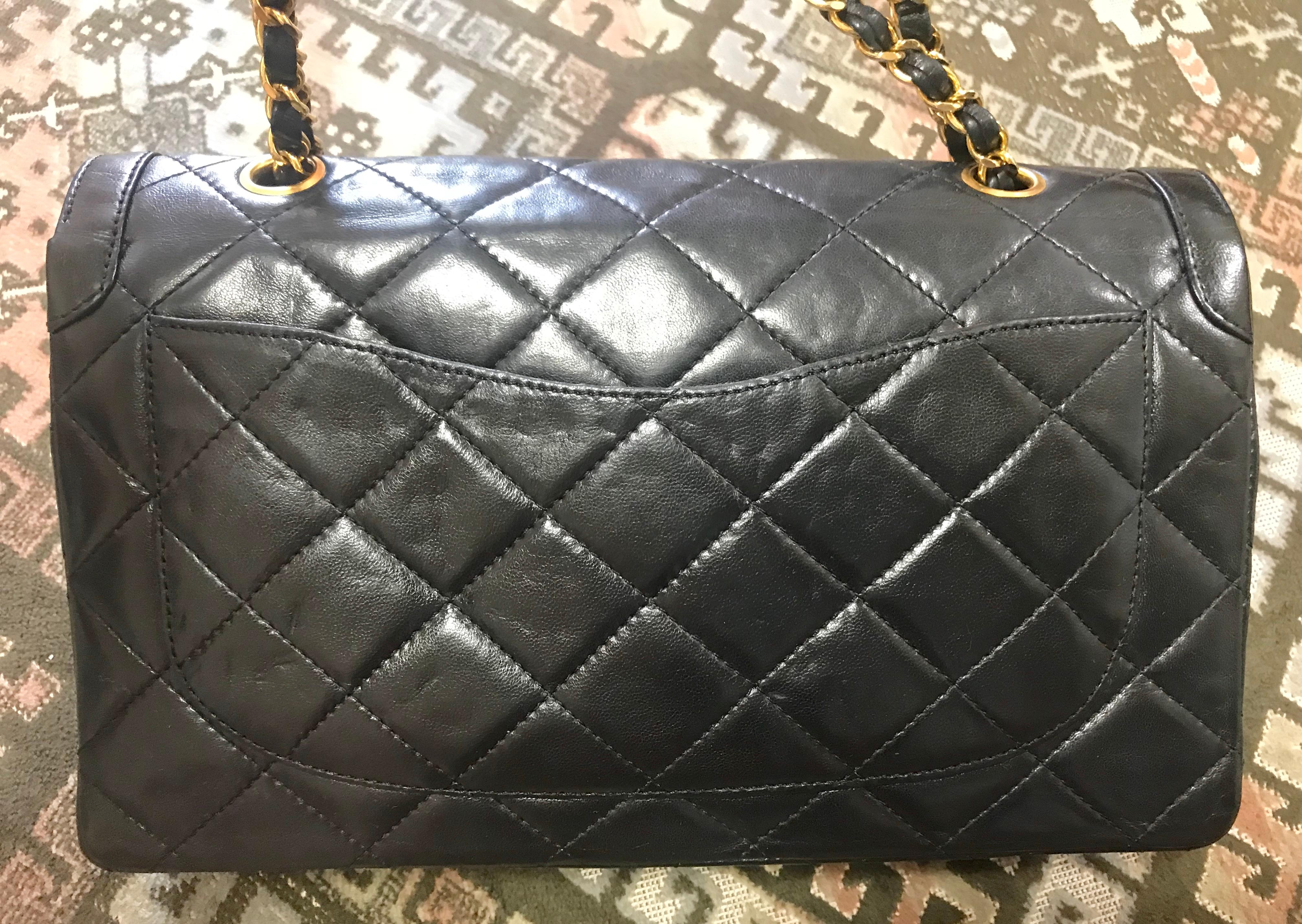 chanel gold and silver chain bag
