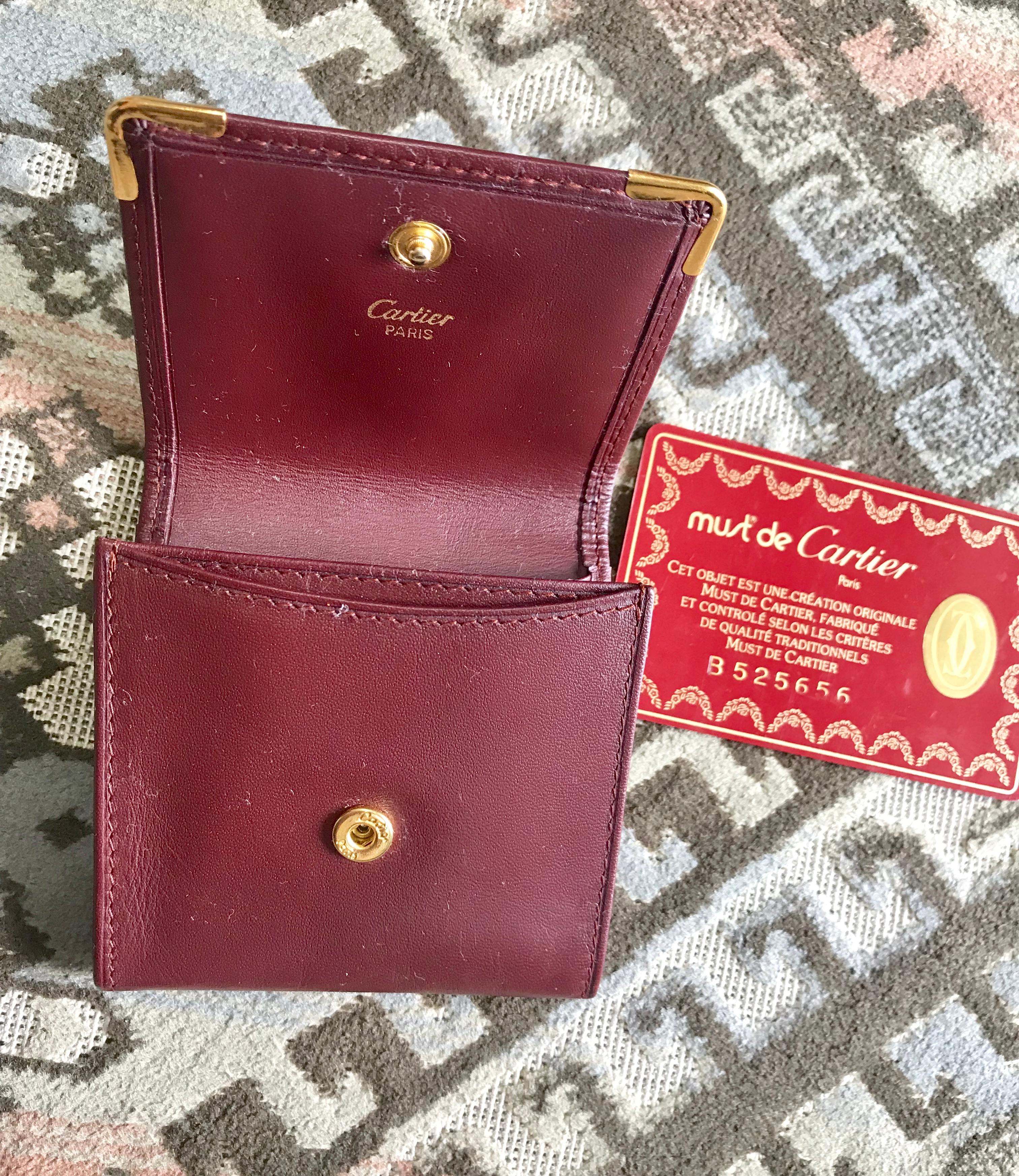 cartier coin purse