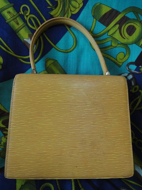 Vintage Louis Vuitton yellow epi Malesherbes Classic
