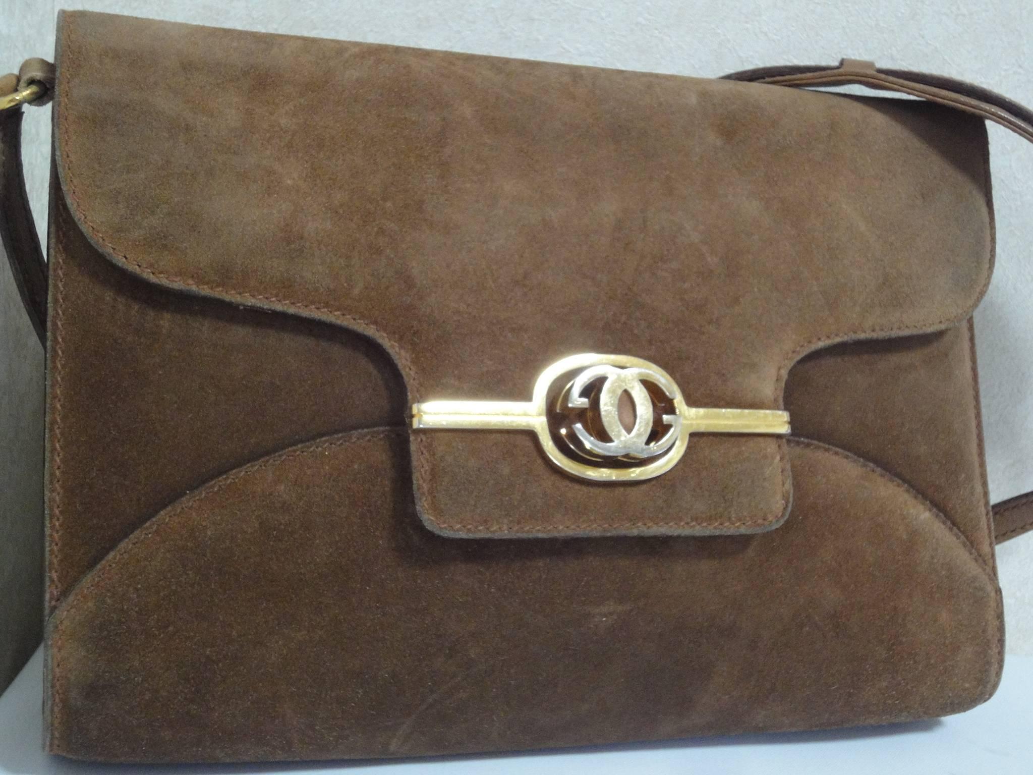 tanned clutch bags