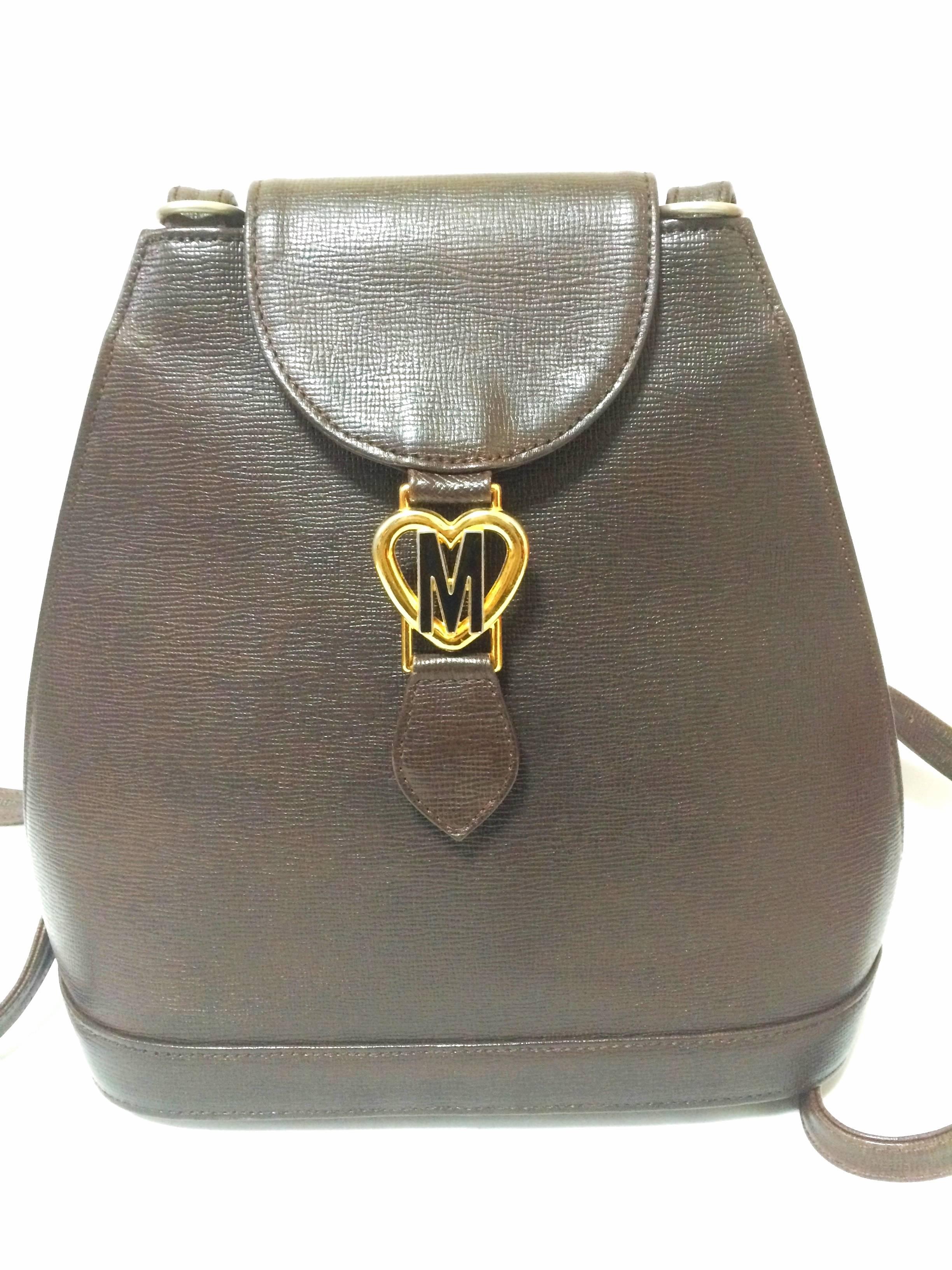 vintage moschino backpack