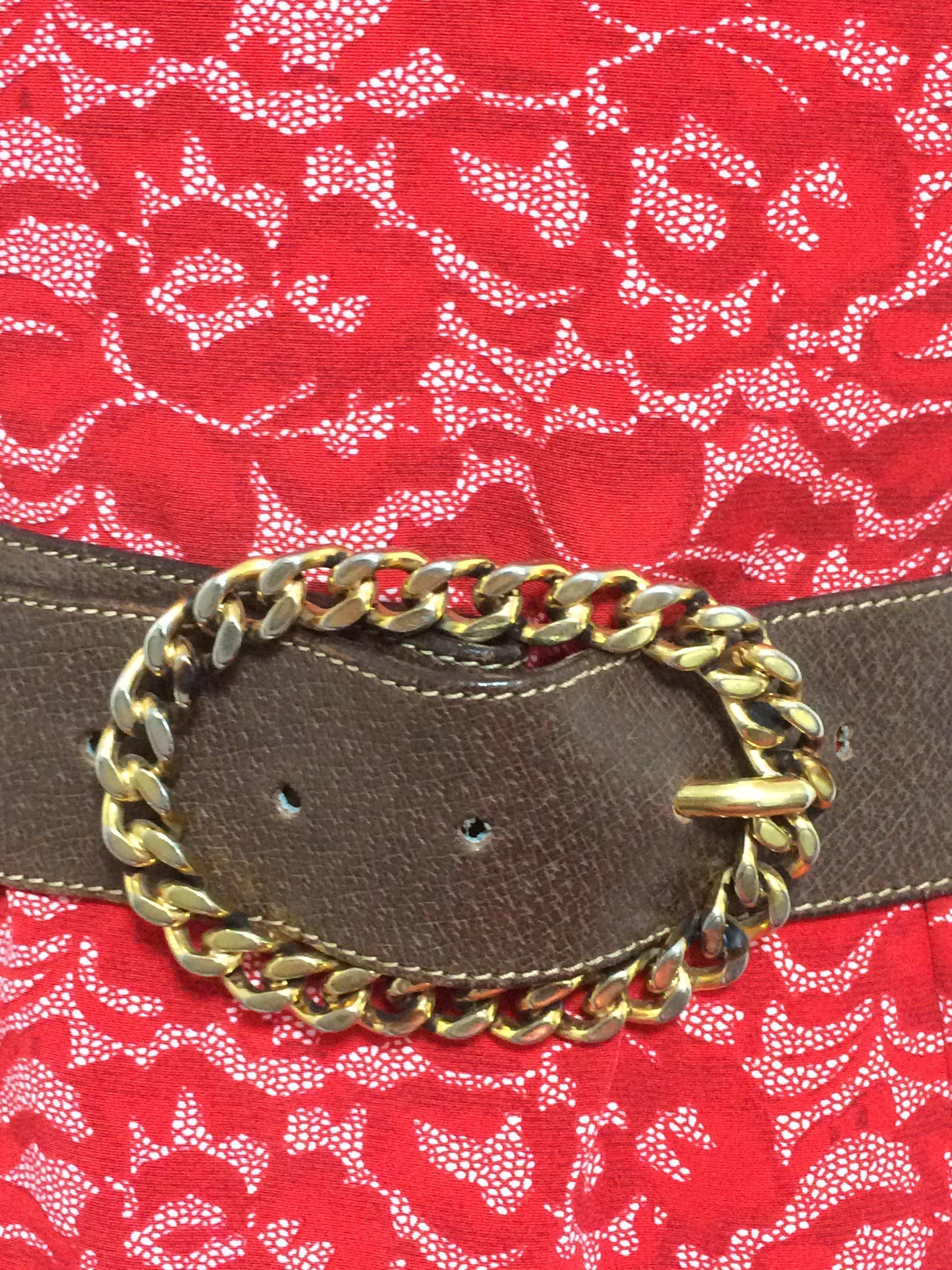belt with detachable buckle