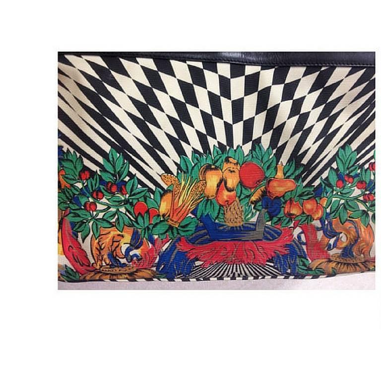 red versace tote bag