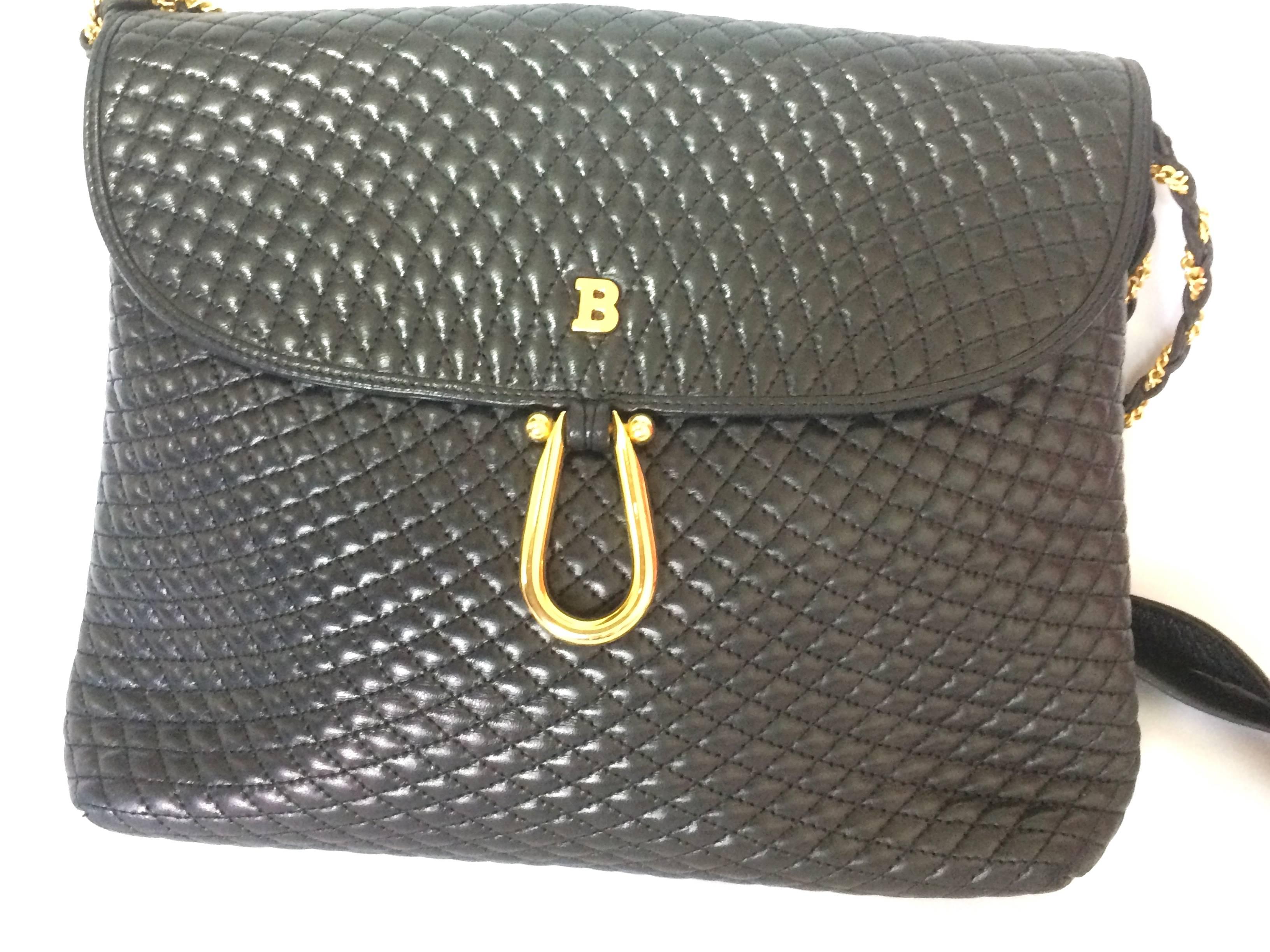 vintage bally quilted bag