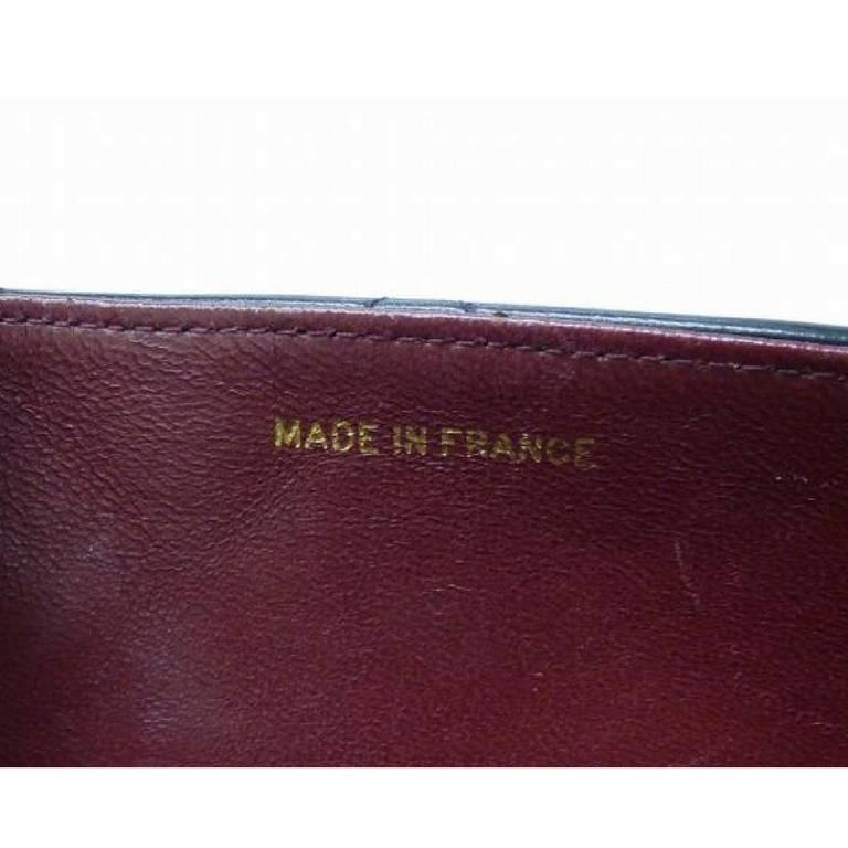Vintage CHANEL black lambskin 2.55 shoulder bag with golden round cc marks. Rare 5