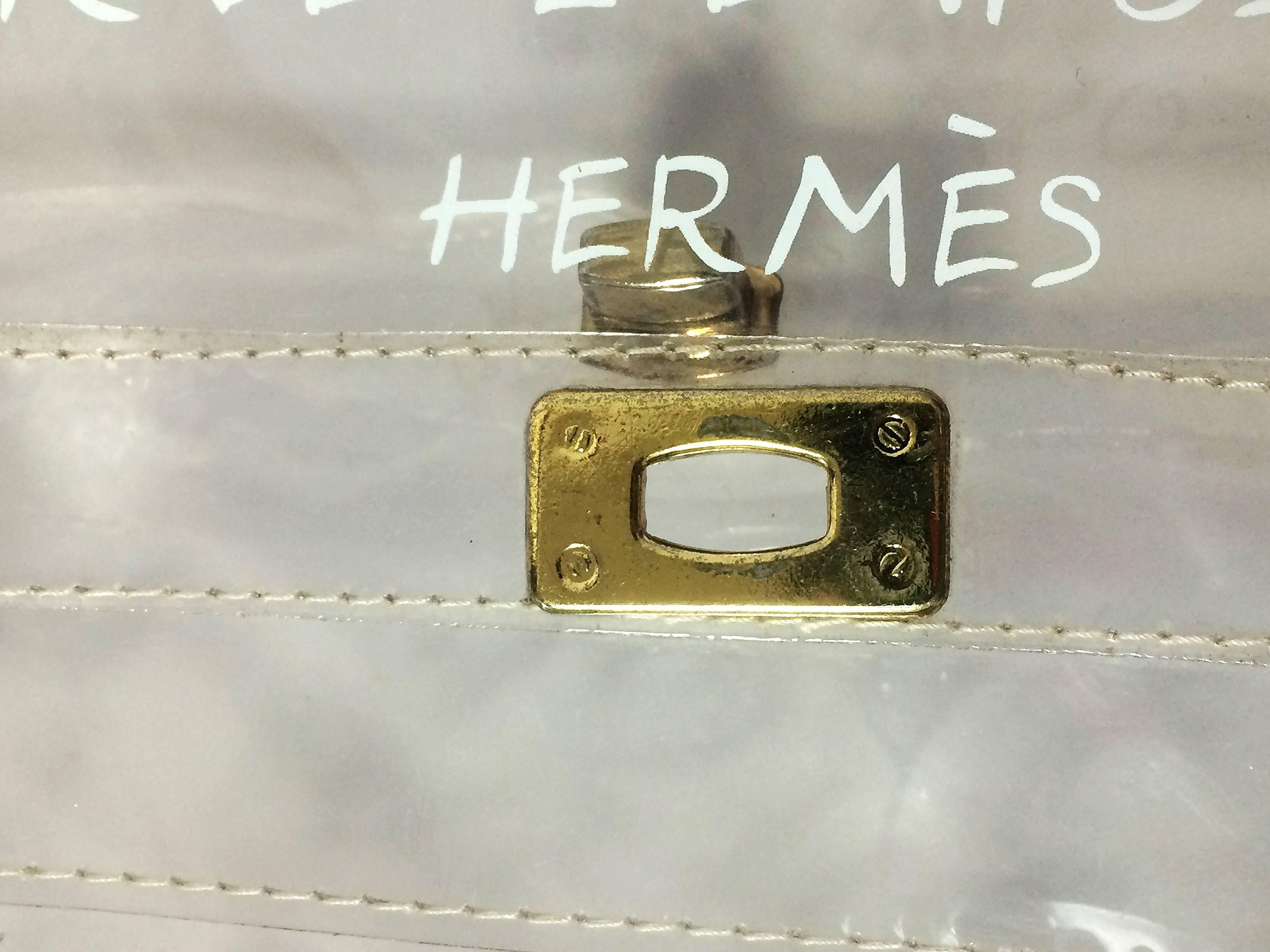 transparent hermes bag