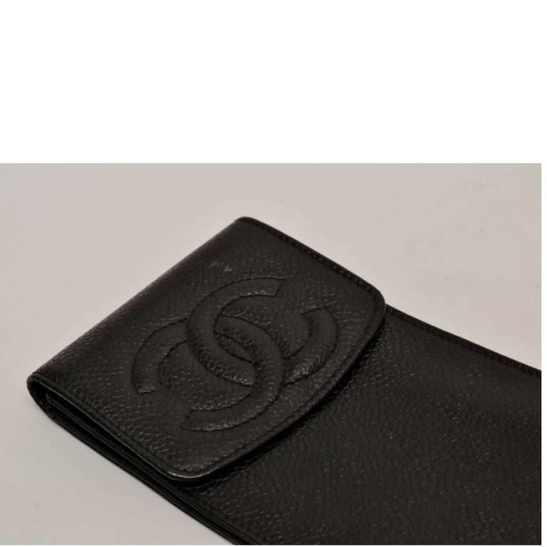 chanel iphone pouch