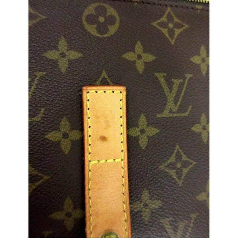 Black 70's, 80's vintage Louis Vuitton monogram Pochette Pliante clutch, document bag.