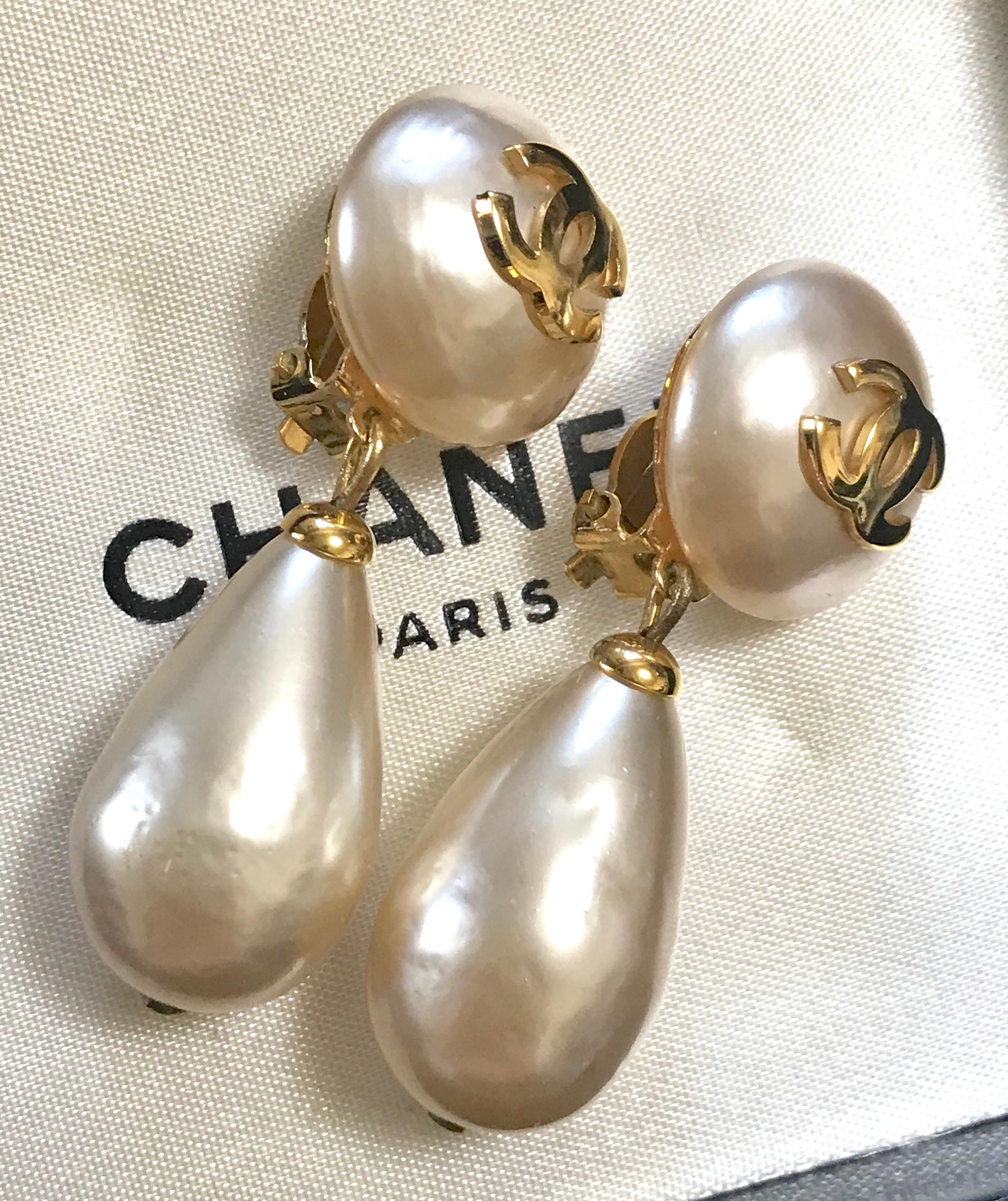 faux chanel earrings