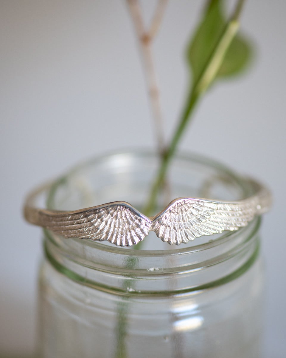 Sterling Silver Wing Cuff Bracelet