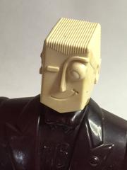 1940s Figural Glass and Hard plastic Art Deco "Winking Man" HIS Cologne Bottle