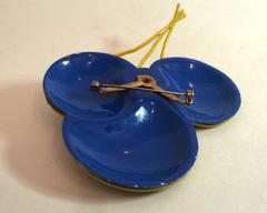 1960s Enameled Metal POP ART Flower Power Brooch Pin Balloons!