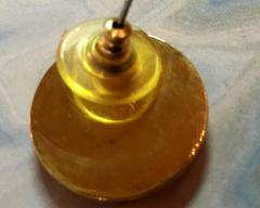 Martha STURDY Vancouver Gold Plated Concentric Disc Earrings