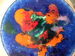 KESKINIS Sterling and Enamel Modernist Pendant Brooch Pin