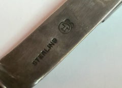 SAM KRAMER Sterling Silver Money Clip Tie Bar