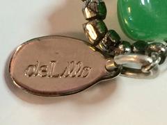 1970's William deLillo Faux Jade and Hematite Seed Bead Necklace