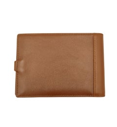 Gucci brown leather check book holder wallet