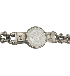 Gianni Versace Medusa silver metal chain bracelet
