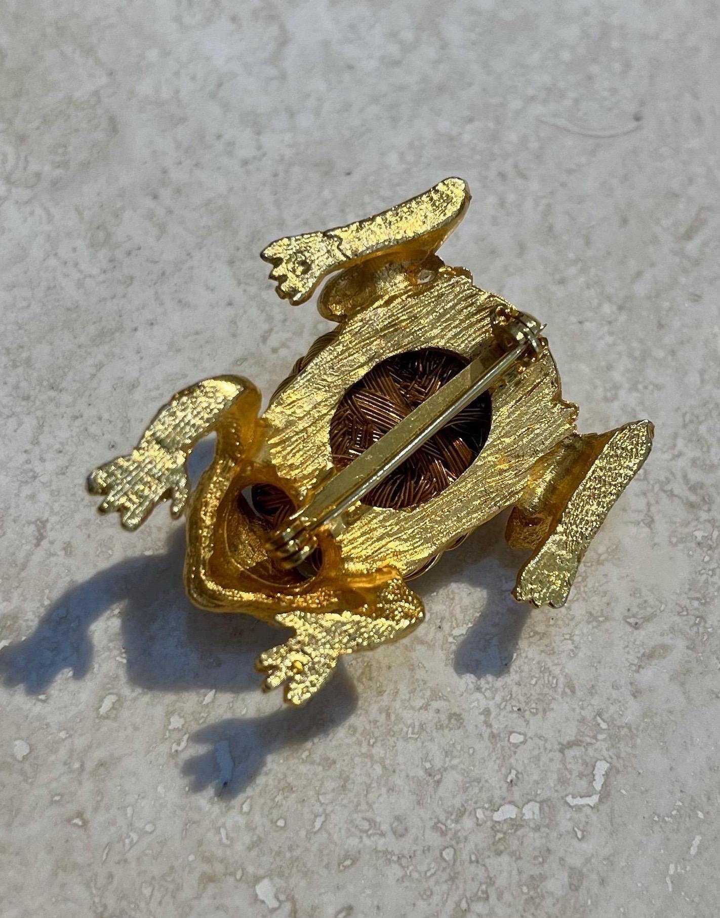 Spilla Jewell d'epoca con filo metallico In condizioni buone in vendita a West Palm Beach, FL