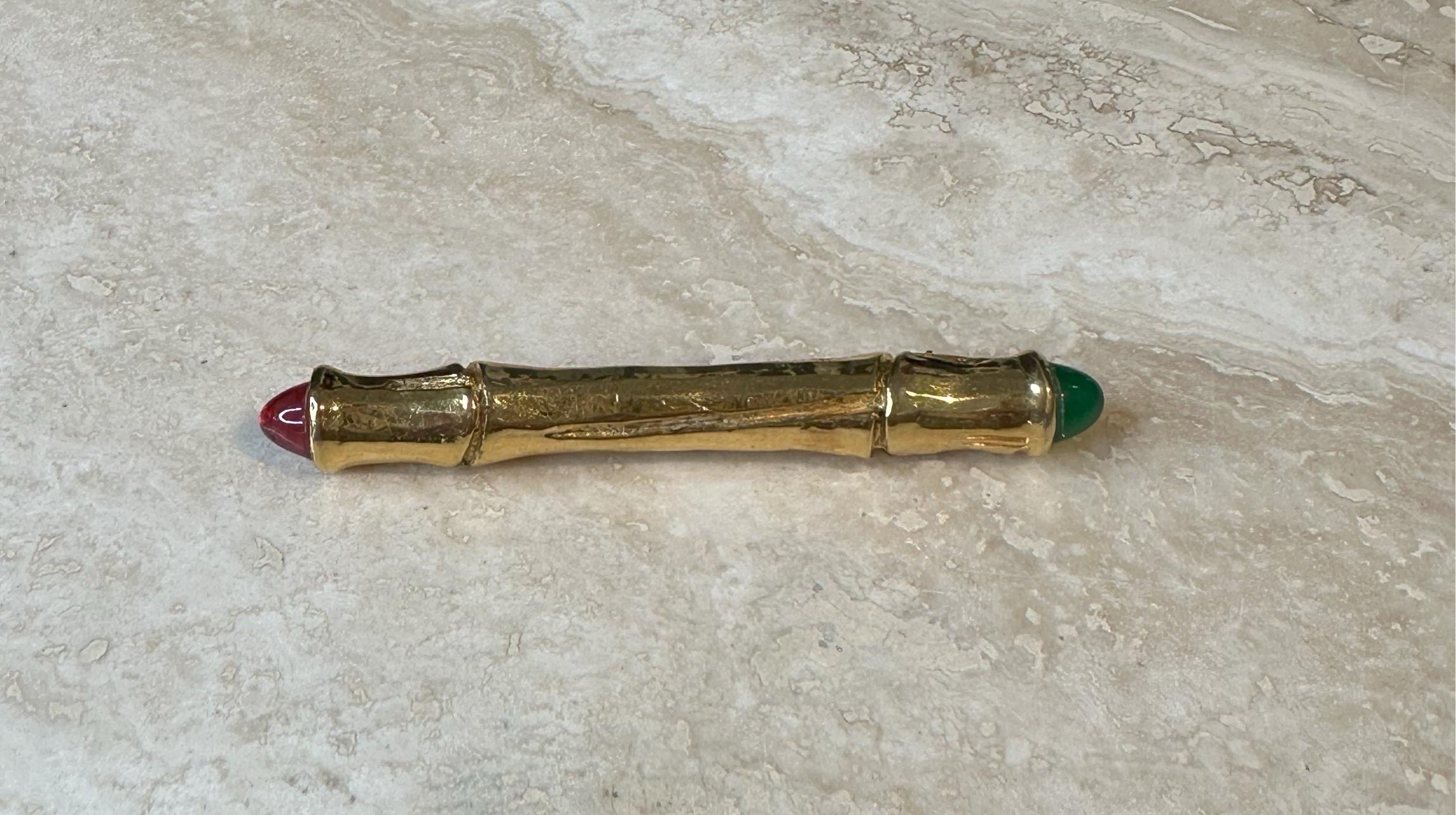 Alfiler de barra de oro Chanel vintage en Bueno estado para la venta en West Palm Beach, FL