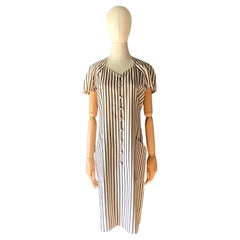 Vintage Emanuel Ungaro Black & White Stripe Dress
