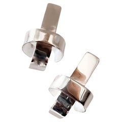 Dolores Ortega Tinkuy, boucles d'oreilles en argent sterling