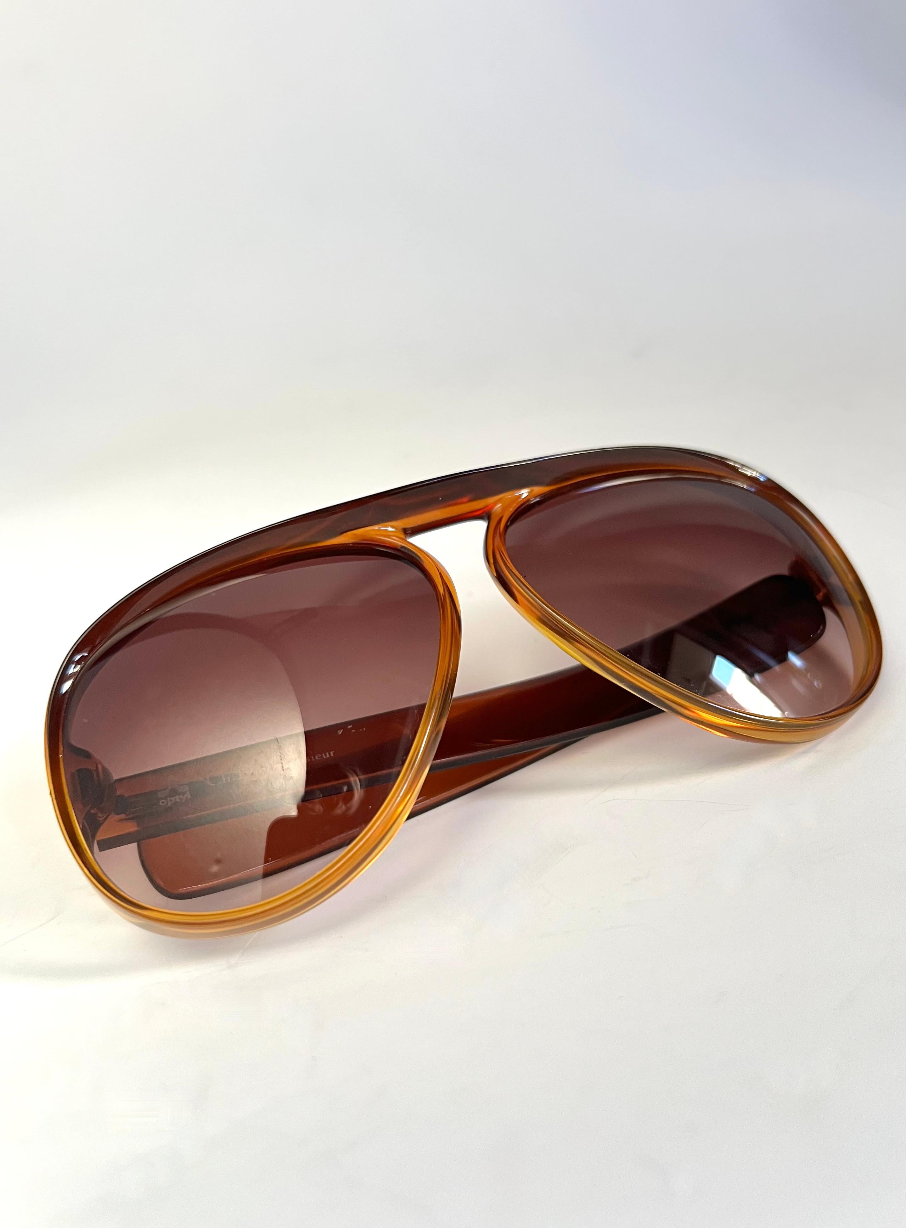 Occhiali da sole Christian Dior Oversize Monsieur in vendita 9