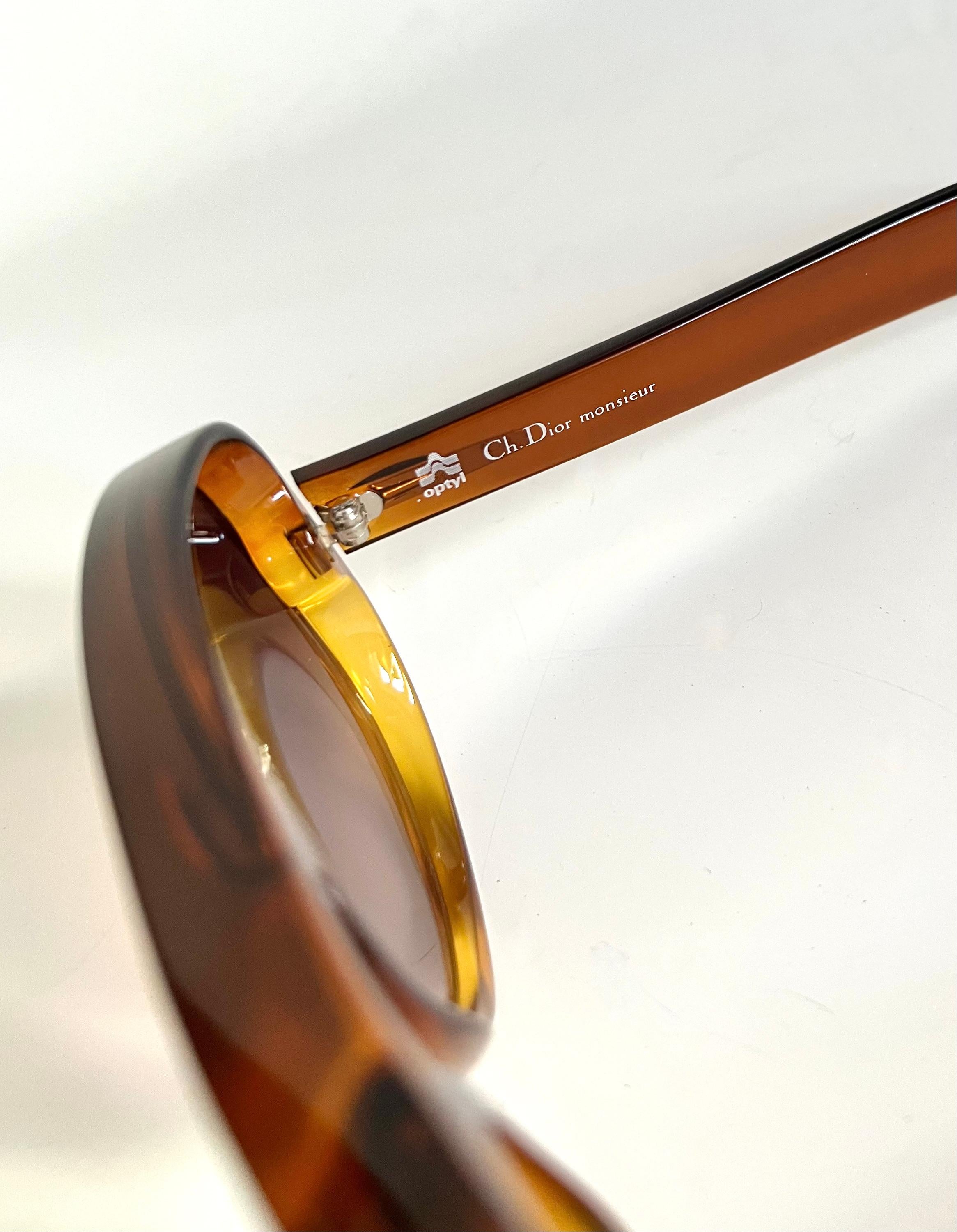 Occhiali da sole Christian Dior Oversize Monsieur in vendita 7