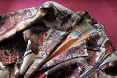 HERMÈS - 1990s Vintage Women's Silk Blazer by Oliver Kermit
