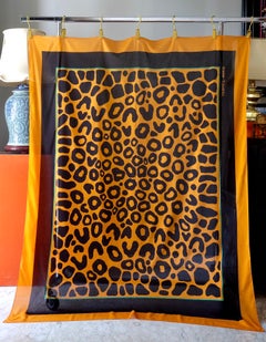HERMÈS - Animal-print cotton pareo