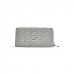 Goyard Goyardine White Matignon GM Wallet Palladium Hardware - New