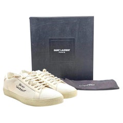 Saint Laurent Court Classic SL/06 Sneakers White EU 42 US 9 - NWB