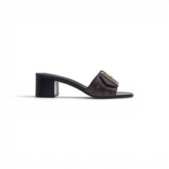 Louis Vuitton LV Frame Mule Monogram Canvas Sandals Brown EU 39 US 9 - NWB