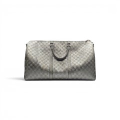 Louis Vuitton x Virgil Abloh Silver Glitter Damier Keepall 50 Bandoulière 2022