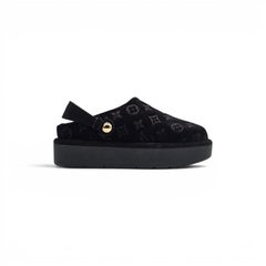 Louis Vuitton Aspen Platform Closed Mule Clogs Shearling 1AITGR EU 38 US 8 - NWB