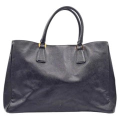 Prada Galleria Saffiano Leather Large Double Handle Tote Bag Black - Preowned