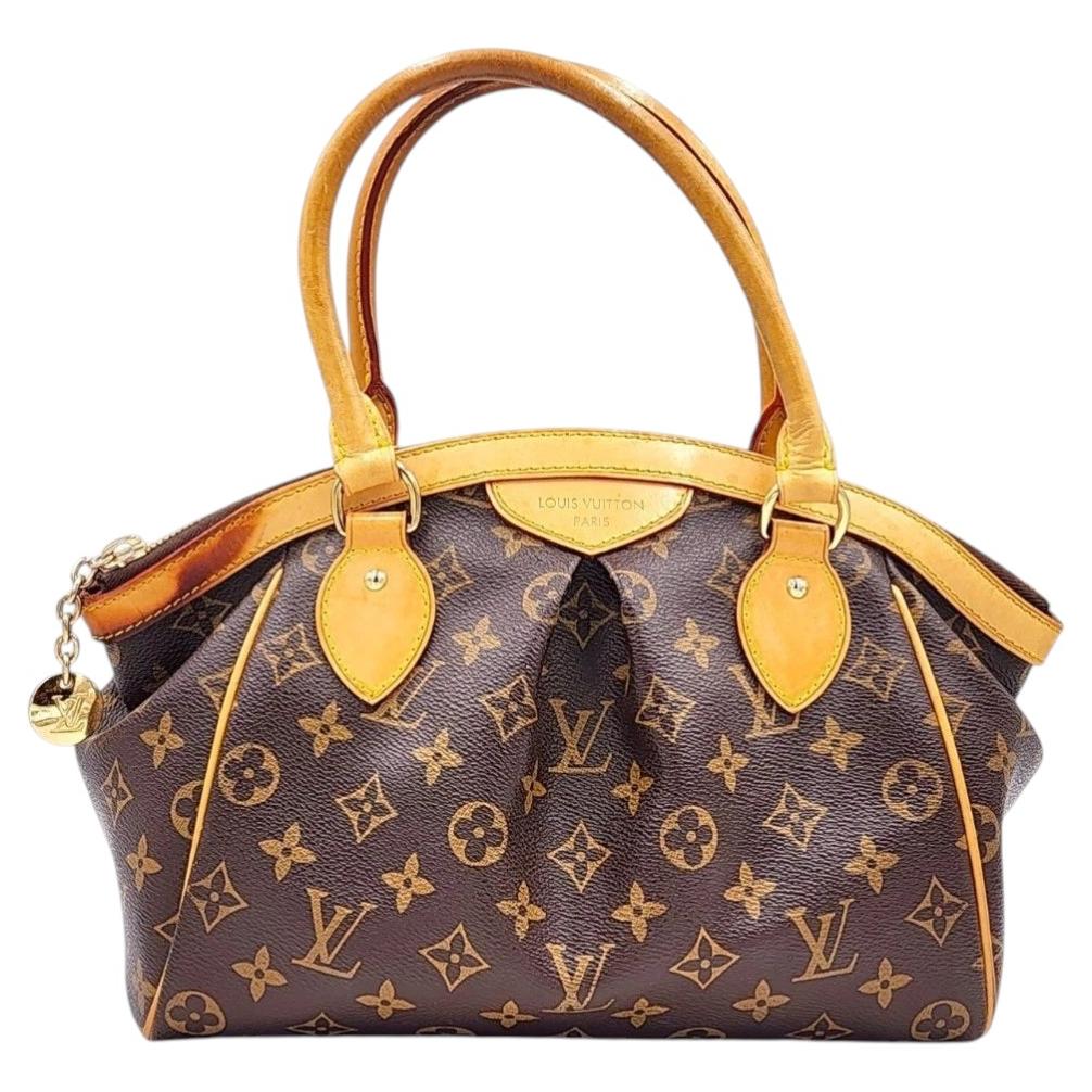 Pre-owned Louis Vuitton Monogram Canvas Tivoli Pm Satchel Top Handle Bag -  In Brown